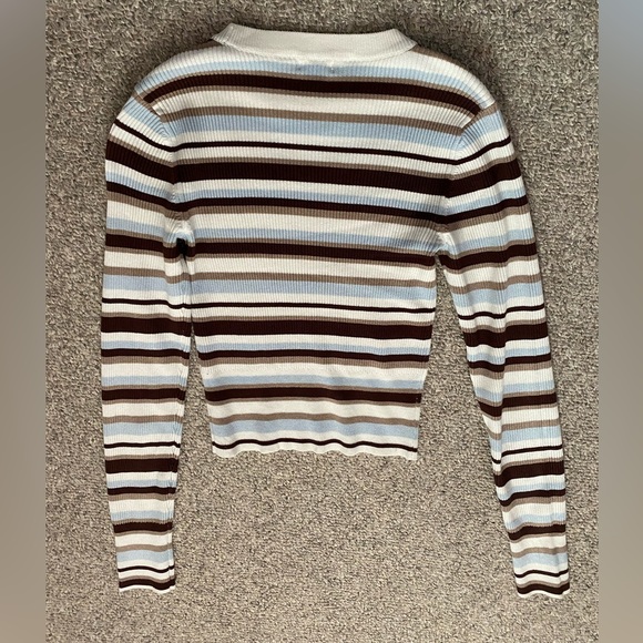 Garage striped long sleeve top - Picture 2 of 4